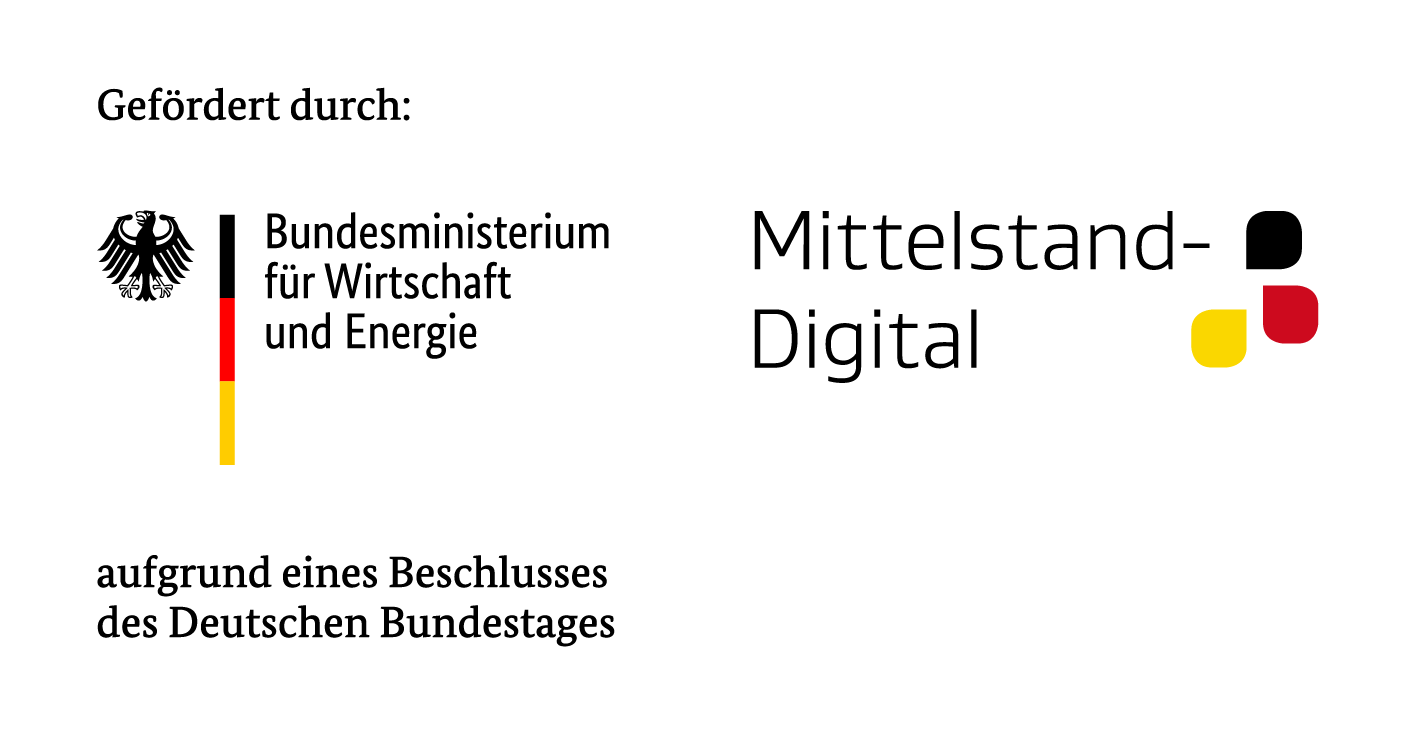 Logo des Mittelstand-Digital und Bundesministerium für Wirtschaft und Energie